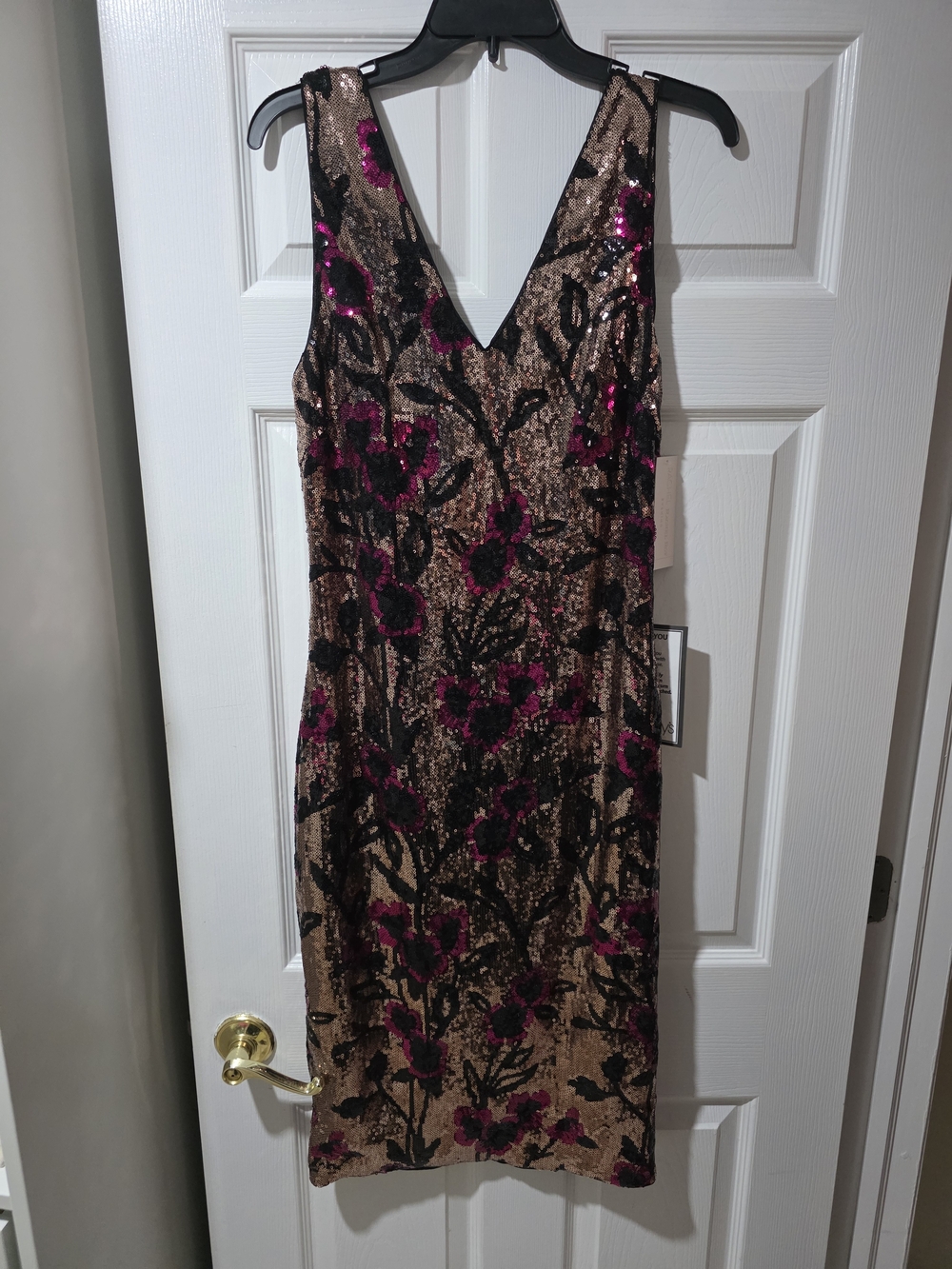 Rachel Roy Evening Sequin Cocktail Dress